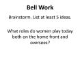 Bell Work PowerPoint PPT Presentation