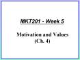 MKT201 - Week 5 PowerPoint PPT Presentation