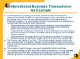 International Business Transactions: An Example PowerPoint PPT Presentation