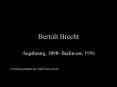 Bertolt Brecht PowerPoint PPT Presentation