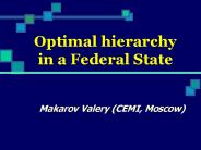 Optimal hierarchy