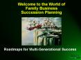 Roadmaps for Multi-Generational Success PowerPoint PPT Presentation