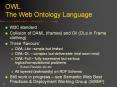 OWL The Web Ontology Language PowerPoint PPT Presentation