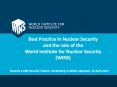 Best Practice in Nuclear Security and the role of the World Institute for Nuclear Security (WINS) PowerPoint PPT Presentation