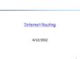 Internet Routing PowerPoint PPT Presentation