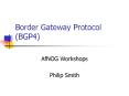 Border Gateway Protocol (BGP4) PowerPoint PPT Presentation