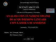 Relatori: Prof. Giuseppe Salemi