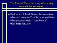 The Cross of Christ has a way of exposing men to their true nature. PowerPoint PPT Presentation
