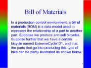Bill of Materials