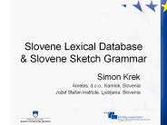Slovene Lexical Database