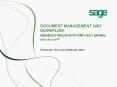 DOCUMENT MANAGEMENT AND WORKFLOW: ENHANCED PRODUCTIVITY AND COST SAVINGS with doc-link PowerPoint PPT Presentation