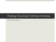 In Cincinnati, What Are The Penalties For A First DUI Offense?