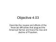 Objective 4.03 PowerPoint PPT Presentation