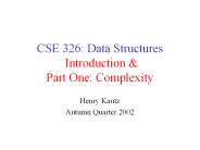 CSE 326: Data Structures Introduction PowerPoint PPT Presentation