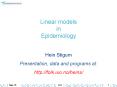 Linear models in Epidemiology PowerPoint PPT Presentation