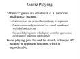Game Playing PowerPoint PPT Presentation