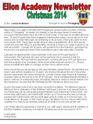 Ellon Academy Newsletter
