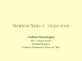 Neutron Stars 4: Magnetism PowerPoint PPT Presentation