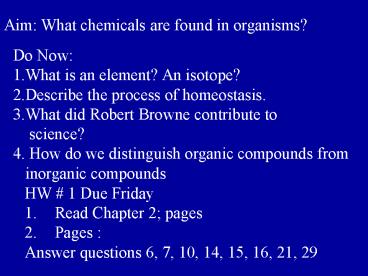 BIOCHEMISTRY