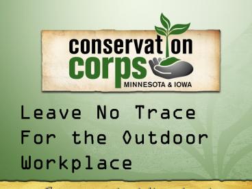 Resources Restored. Lives changed.