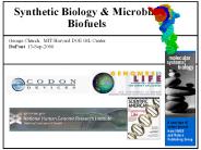 Synthetic Biology