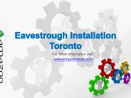 Eavestrough Installation in Toronto