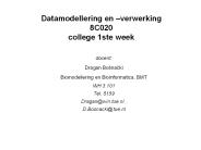 Datamodellering en 