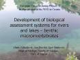 Development of biological assessment systems for rivers and lakes  PowerPoint PPT Presentation