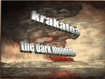 krakatoa