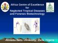 Africa Centre of Excellence for Neglected Tropical Diseases and Forensic Biotechnology PowerPoint PPT Presentation
