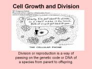 Cell Growth and Division