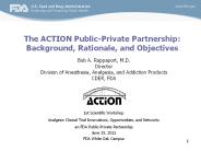 The ACTION Public-Private Partnership: Background, Rationale, and Objectives
