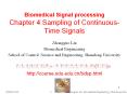 Biomedical Signal processing Chapter 4 Sampling of Continuous-Time Signals PowerPoint PPT Presentation