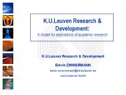 K.U.Leuven Research