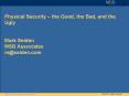 Physical Security  PowerPoint PPT Presentation