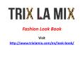 Fashion Look Book PowerPoint PPT Presentation
