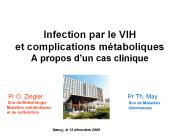 Infection par le VIH et complications m