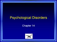 Psychological Disorders