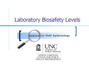 Laboratory Biosafety Levels PowerPoint PPT Presentation