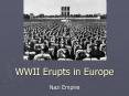 WWII Erupts in Europe PowerPoint PPT Presentation