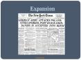 Expansion PowerPoint PPT Presentation