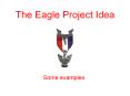 The Eagle Project Idea PowerPoint PPT Presentation