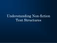 Understanding Non-fiction Text Structures PowerPoint PPT Presentation