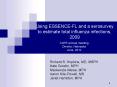 Using ESSENCE-FL and a serosurvey to estimate total influenza infections, 2009 PowerPoint PPT Presentation