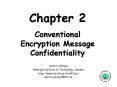 Conventional Encryption Message Confidentiality PowerPoint PPT Presentation