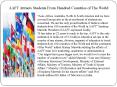 AAFT Attracts Students From Hundred Countries of The World PowerPoint PPT Presentation