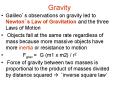 Gravity PowerPoint PPT Presentation