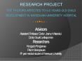Research project The factors affected to 0-2 years old child development in Naresuan University Hospital PowerPoint PPT Presentation