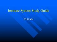 Immune System Study Guide