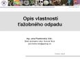 Opis vlastnost PowerPoint PPT Presentation